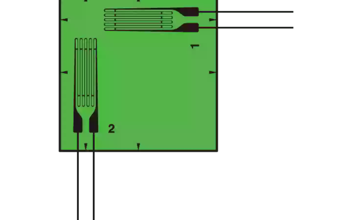 GFCA series strain gauges for plastics