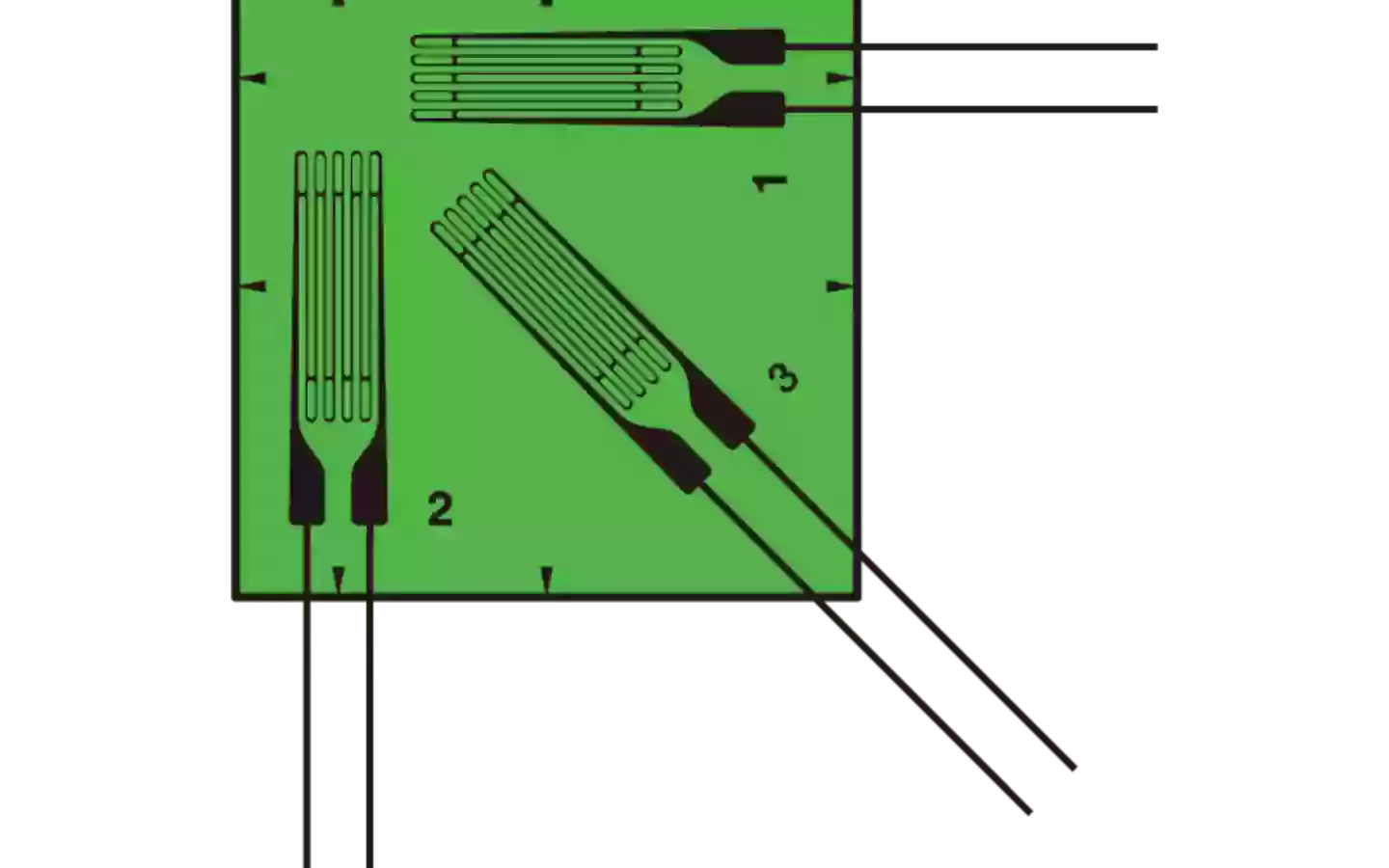 GFRA series strain gauges for plastics