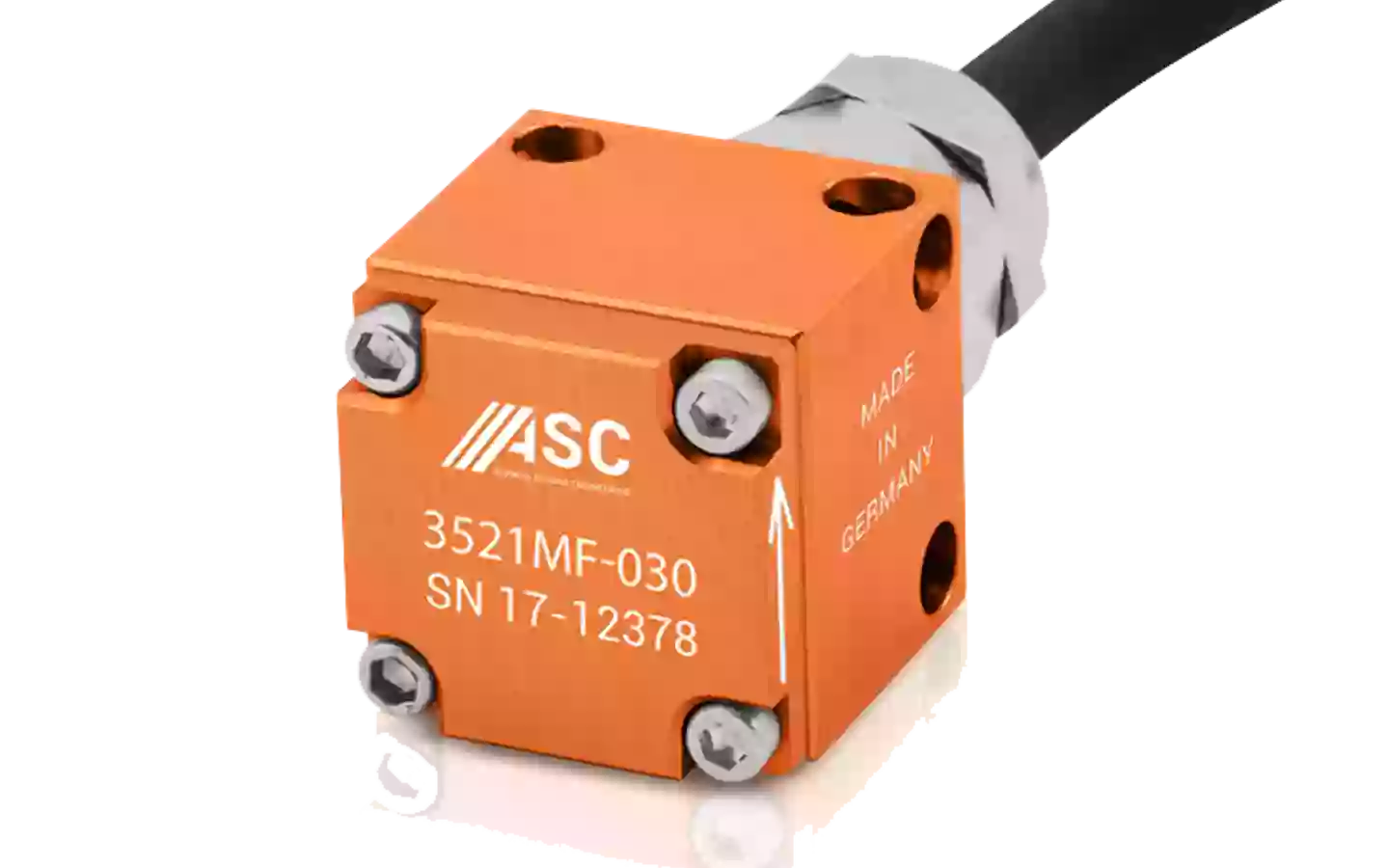 ASC-3521MF robust accelerometer för industriell vibrationsanalys