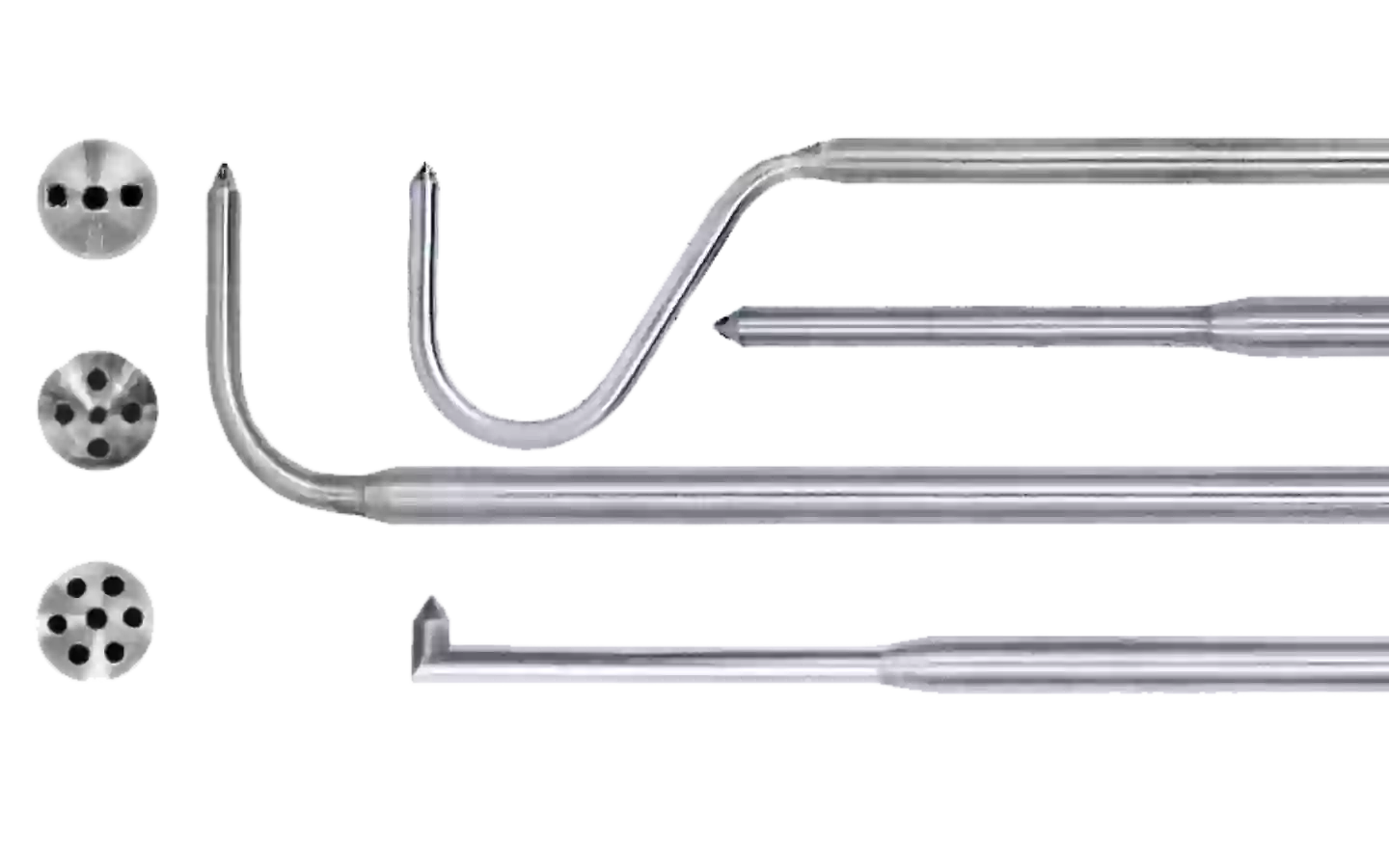 Conventionele multi-hole probes voor luchtstroomtests