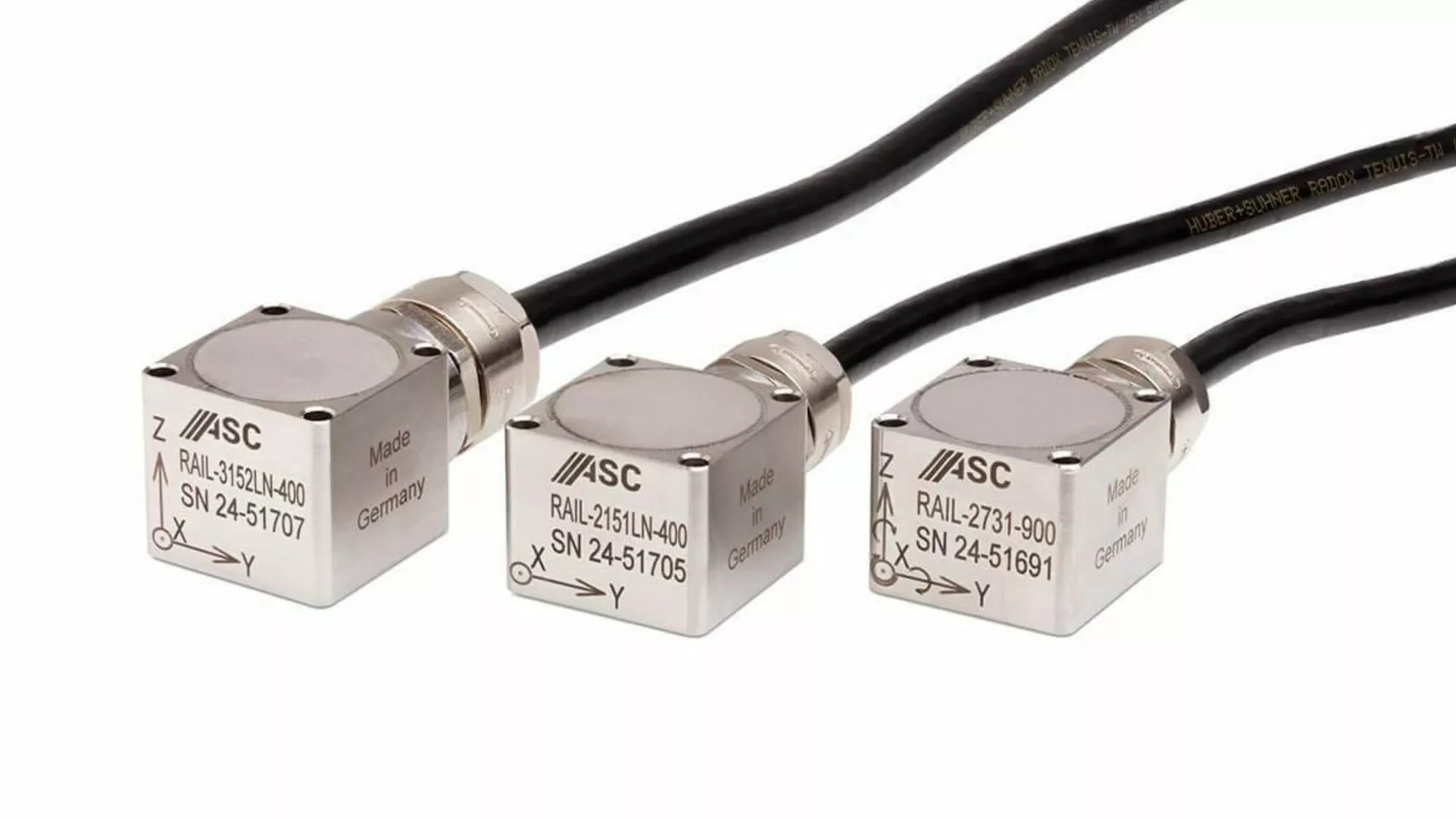 ASC rail accelerometers
