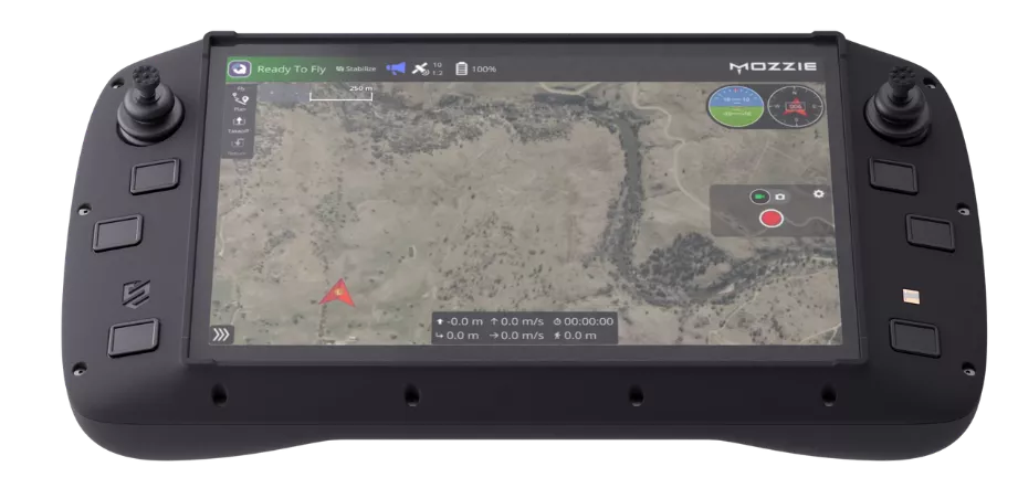 Grabba missionhub ground control station (GCS) with Althen TSD joysticks