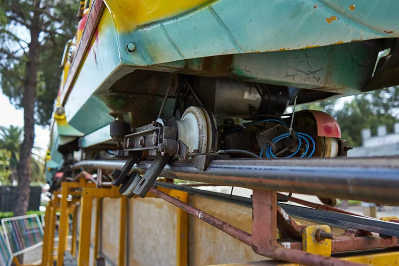 Gondel einer Achterbahn