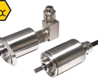 Intrinsically safe inductive rotary sensors