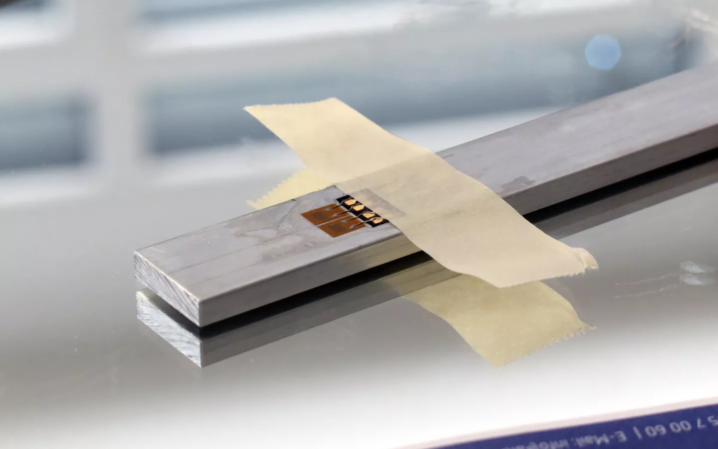 Strain gauge aplication Althen